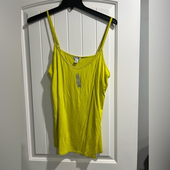 NWT NEW Old‎ Navy yellow green cami XL - Picture 1 of 7